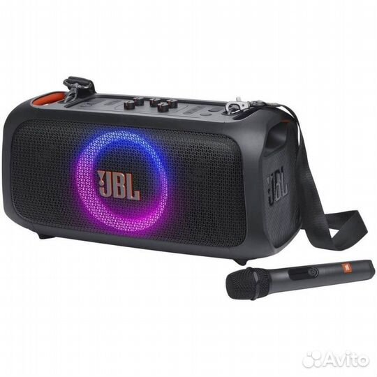 Портативная акустика JBL PartyBox On-The-Go Essential 2 (с микрофоном)