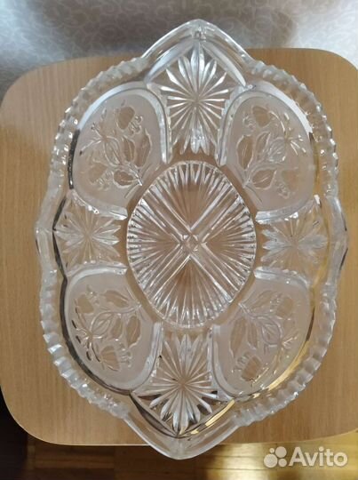 Хрустальный салатник СССР