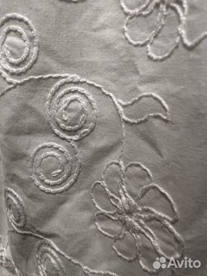 Сарафан белый длинный размер 42