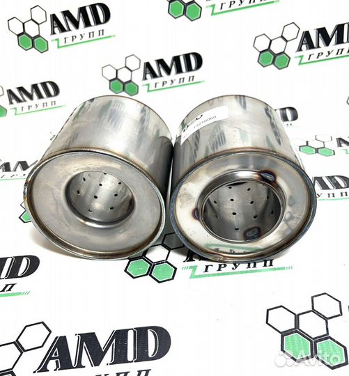 Пламегаситель 110-100 при удалении катализатора