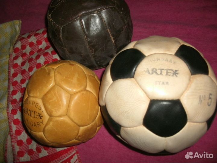 Футбольный мяч чемпионат СССР Artex Hungary 70-80x