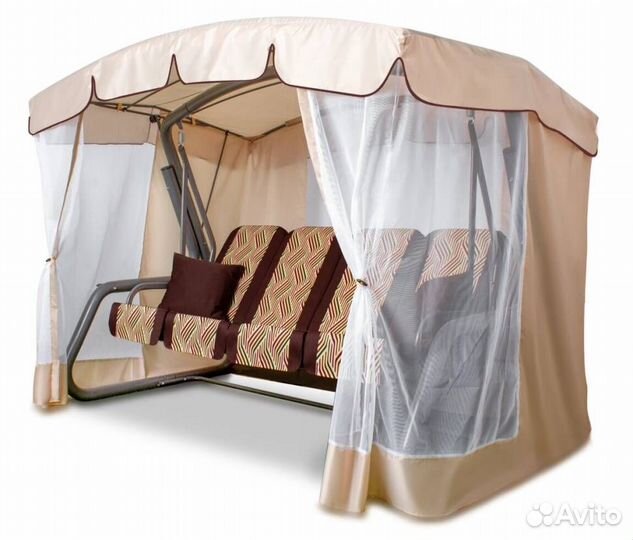 Садовые качели эдем премиум 76 Шоколадные