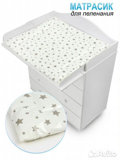 Матрац на пеленальный столик 60*60