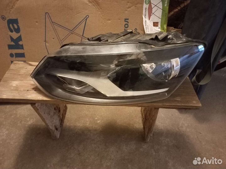 Передние фары на volkswagen polo седан