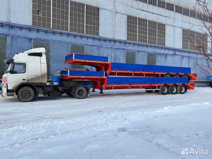 Полуприцеп трал (тяжеловоз) Политранс ТСП 94163, 2023