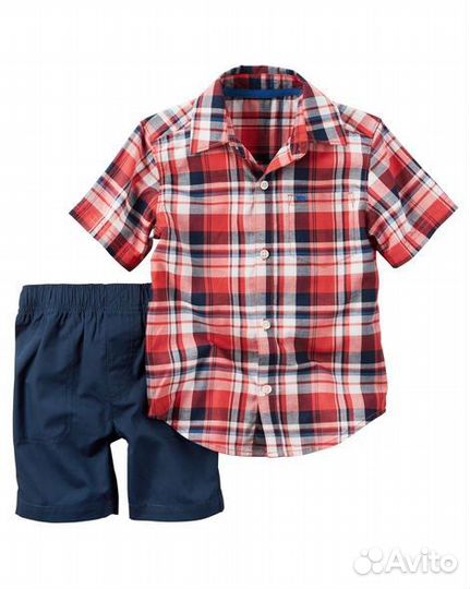 Рубашка с шортами carters 24m