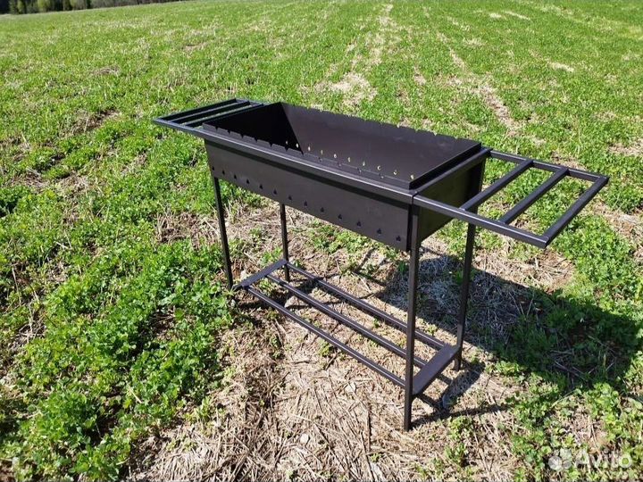 Мангал разборный из 2мм и 3 мм 70х30 и 80х35см