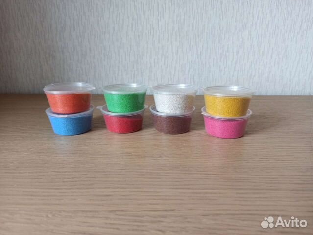 Цветной песок для творчества и флорариумов