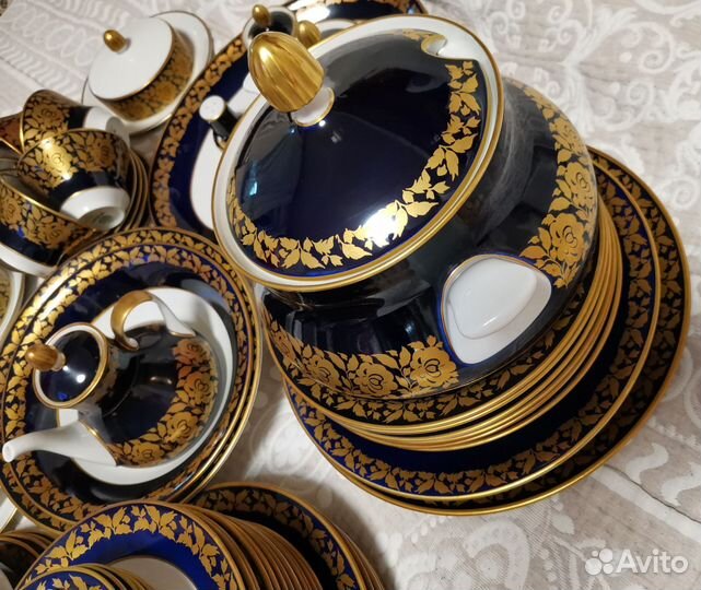 Сервиз из фарфора Weimar cobalt