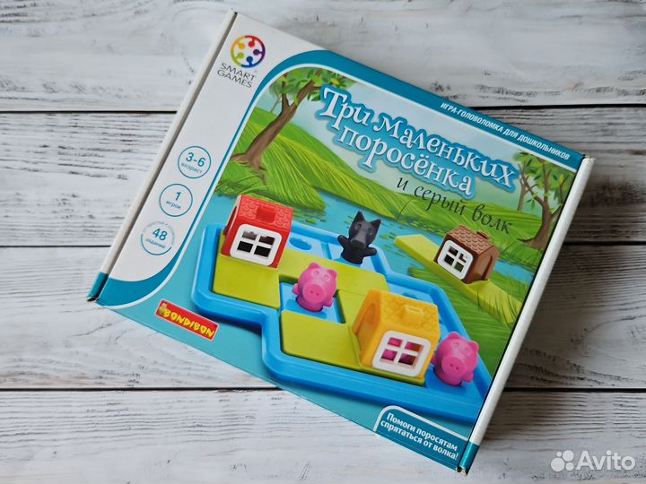 Настольная игра Три поросенка Bondibon Бондибон