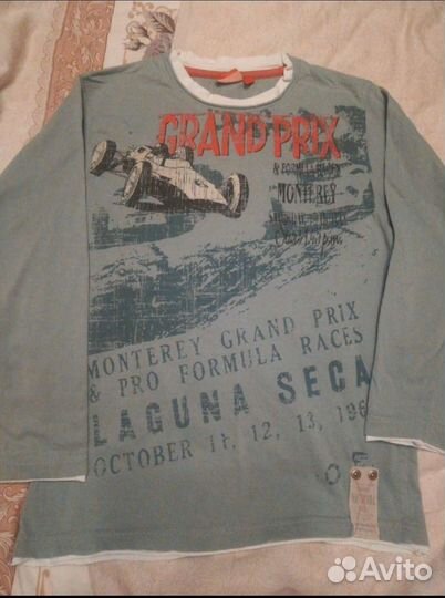 Лонгслив рубашка бадлон на 6-7 лет