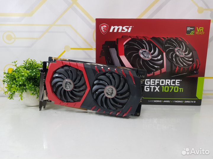 Видеокарта MSI GTX 1070 Ti Gaming