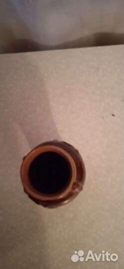 Ваза глиняная для цветов, б/у