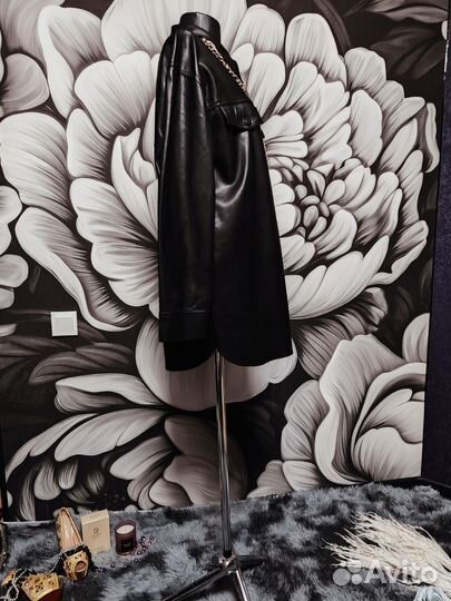 Кожаная рубашка mango (44-50)