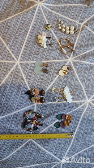 Бижутерия серёжки набор