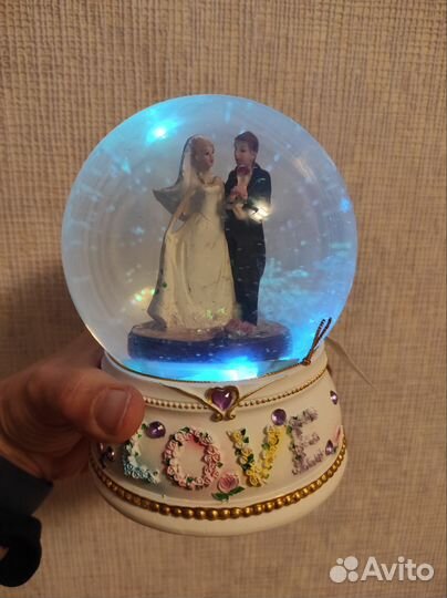 Снежный шар ночник