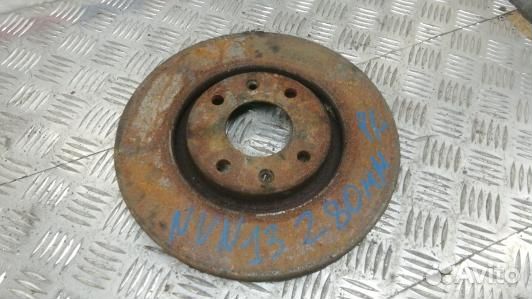 Диск тормозной передний citroen C4 picasso 1 (NVN1