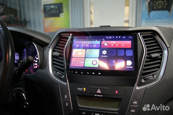 Штатная магнитола для Hyundai SantaFe 3 на Android