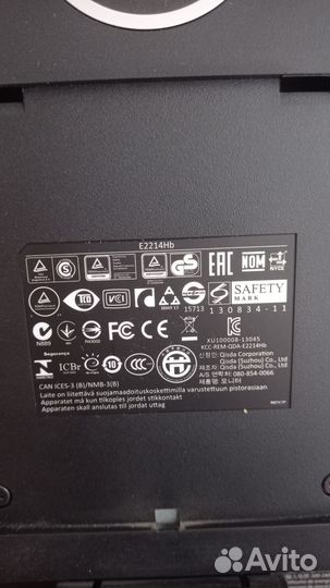 Монитор 21,5' dell