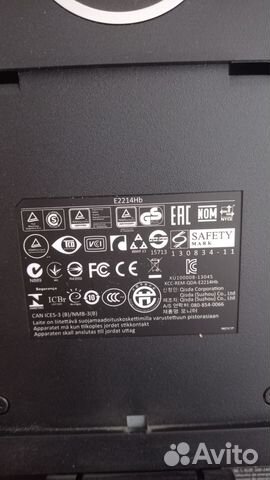 Монитор 21,5' dell