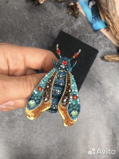 Брошь Мотылёк