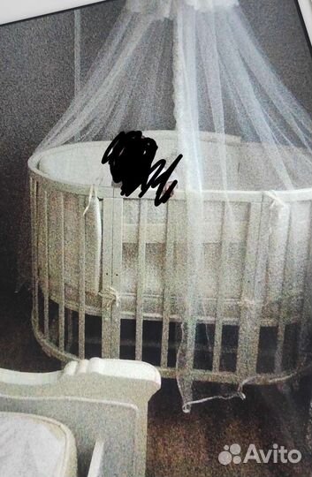 Кровать-трансформер с 2 матрасами и постелью