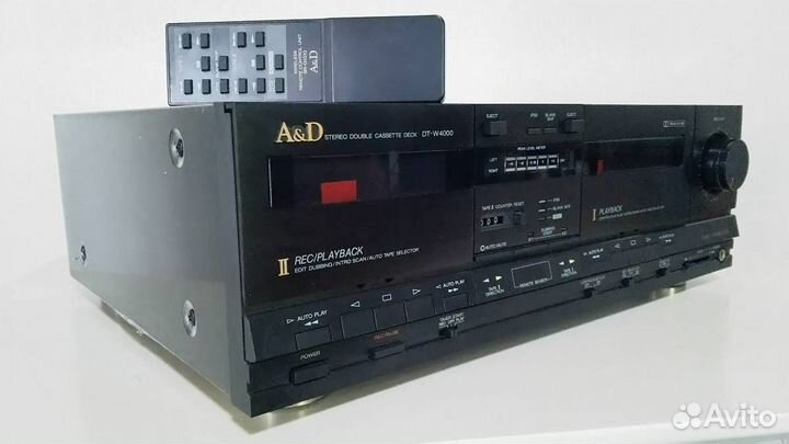 Кассетная дека (Akai) A&D DT-W4000+пульт