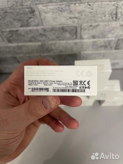 Зарядка Apple 20W USB-C Блок Оригинал