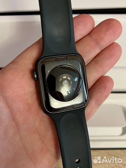 Apple watch Se 44mm (черные, комплект, акб 100)