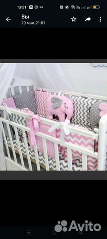Бортики в детскую кроватку съемные