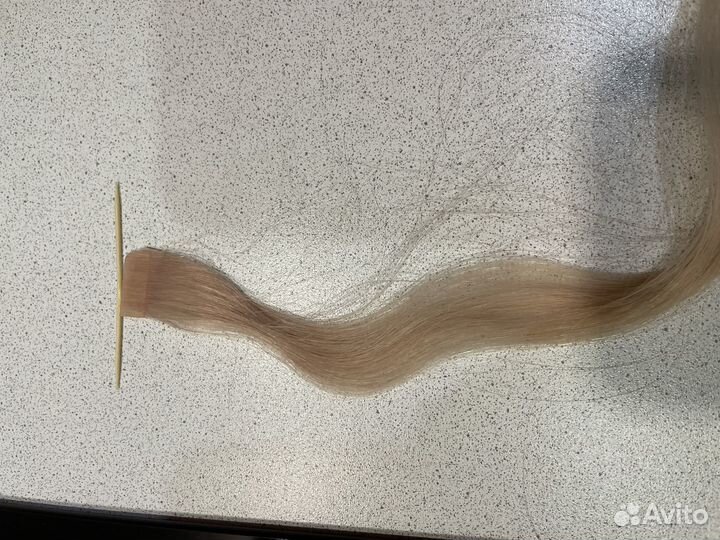 Волосы для наращивания блонд бу