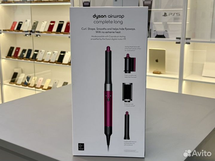 Стайлер dyson airwrap complete long