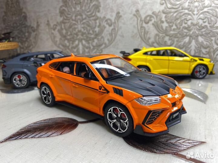 Машинка Ламборгини Урус с Выхлопом/Дымом