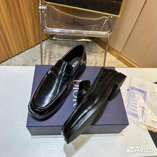 Лоферы мужские Christian Dior CD penny кожа