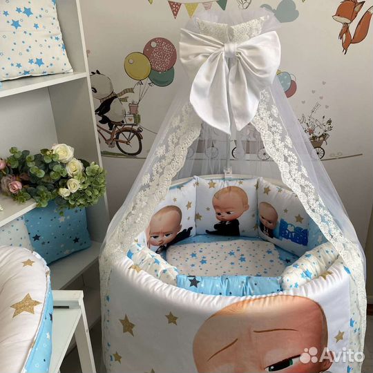 Бортики в детскую кроватку