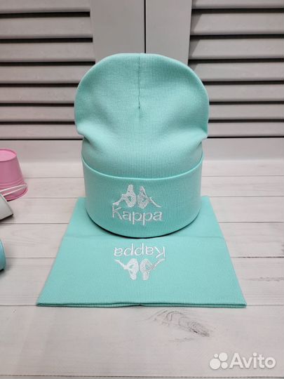 Шапка+снуд на осень