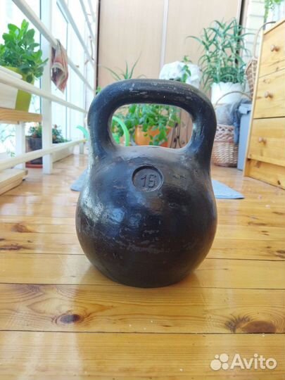 Гиря чугунная 16 кг СССР