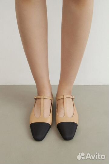 Кожаные туфли мери джейн lime