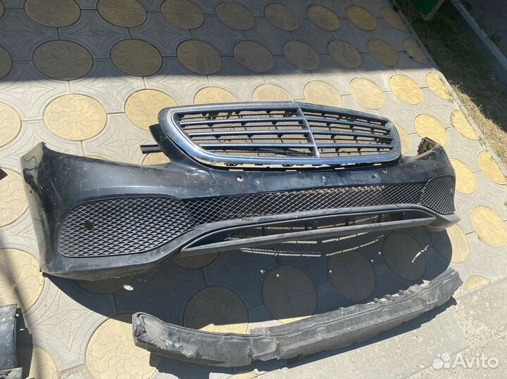 Передний бампер на mercedes w 213