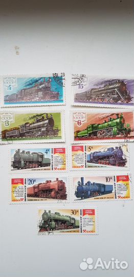Паровозы СССР марки