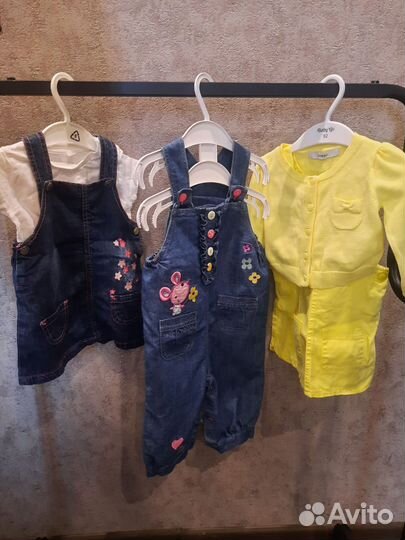 Одежда для девочки пакетом 80 86