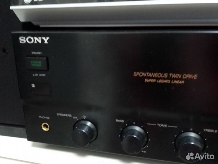 Телемагнитола sharp 10P-18G.Усилитель Sony TA F36