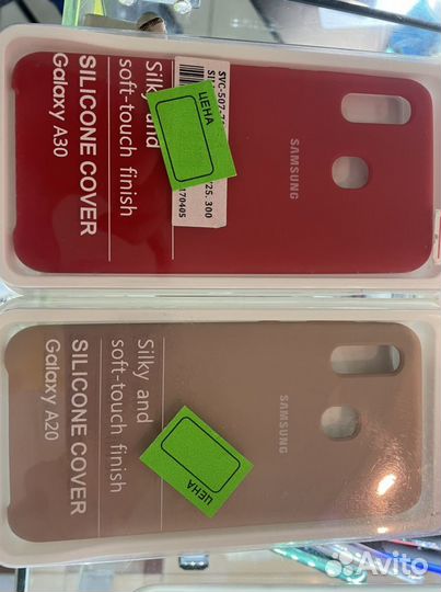 Чехлы Silicone case для Samsung A20/A30