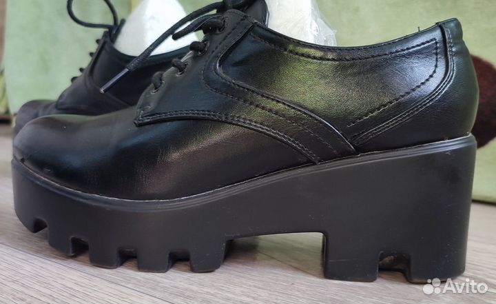 Ботинки туфли женские для девочки 38 размер