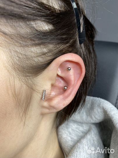 Пирсинг любой сложности. Прокол ушей детям