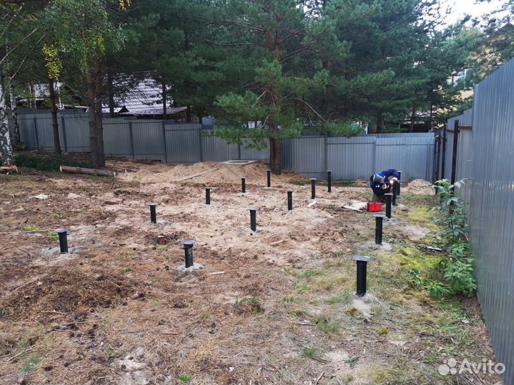 Винтовые сваи под ключ