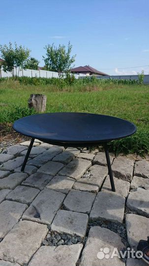 Чугунная костровая чаша.Толщина7 мм