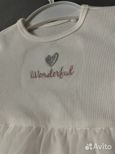 Платье для девочки 80 см