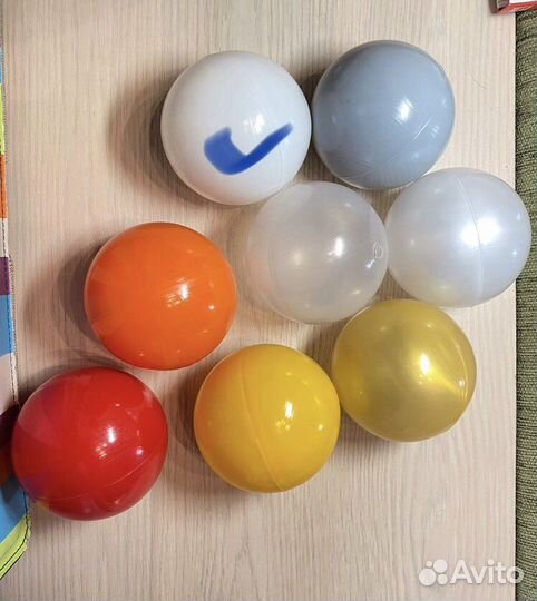 Белые шарики в наборе 1000 штук