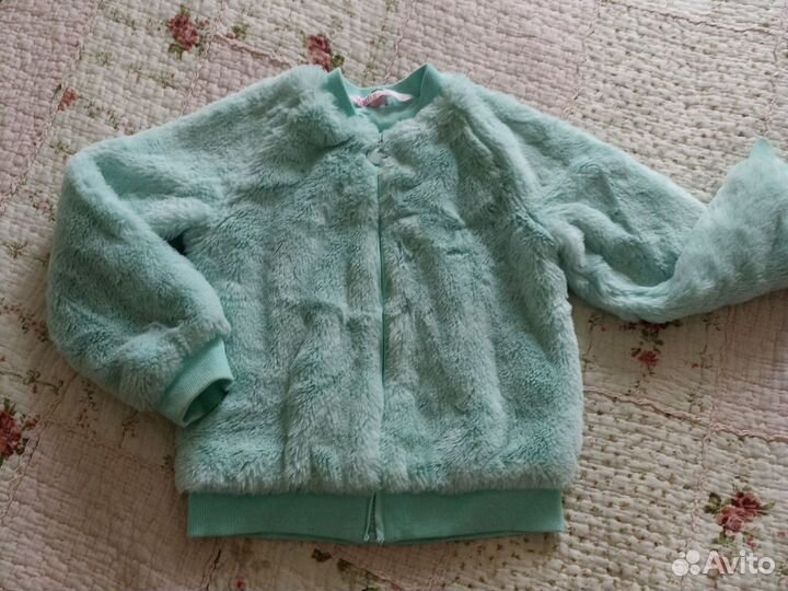 Теплая кофта для девочки 116